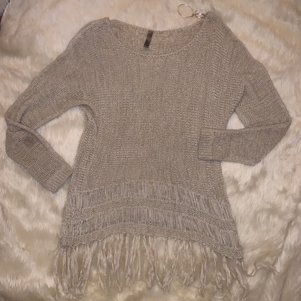 Fringe sweater